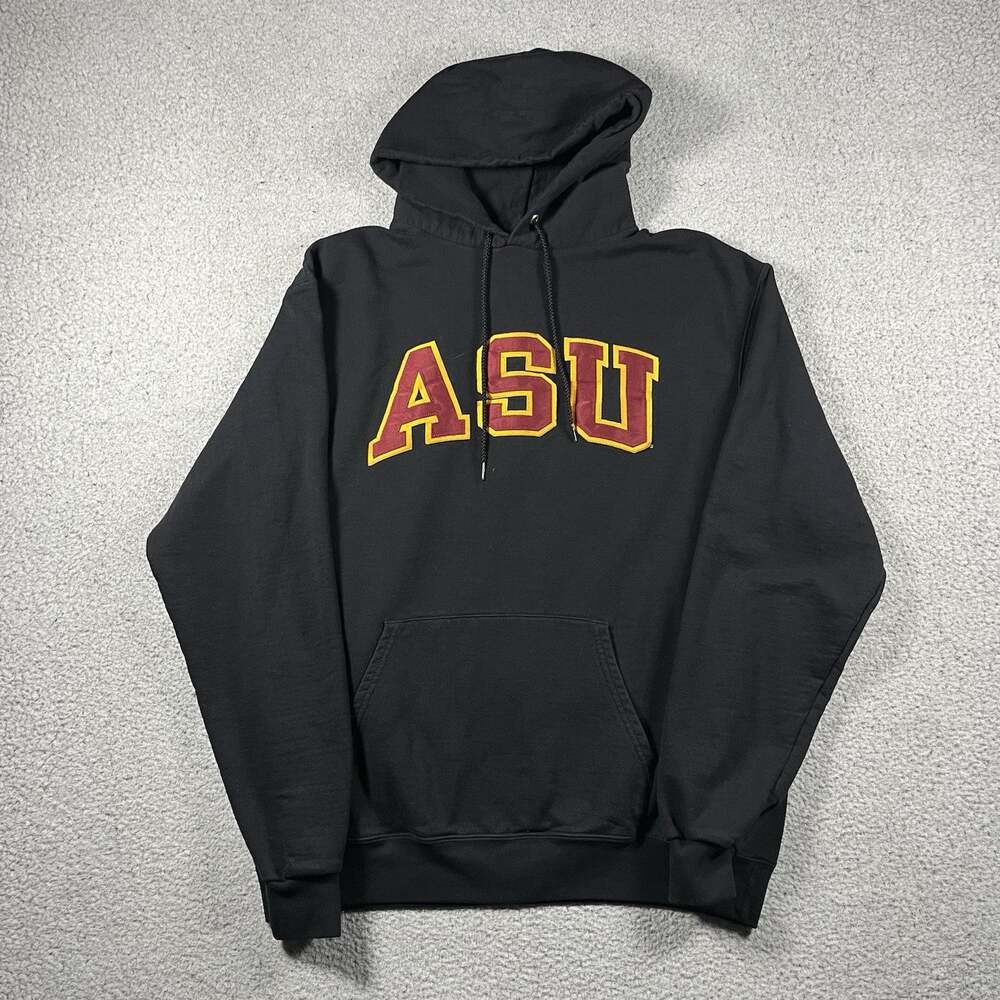 Arizona State Devils University Hoodie Men L Champion Sweatshirt ASU Embroidered
